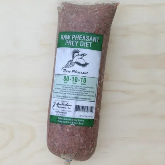 Pure Pheasant Raw Prey Diet 5lb Chub