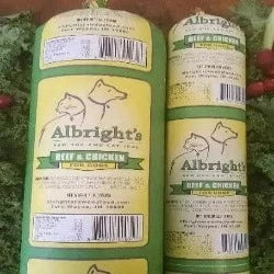 Albright's Raw Dog Food- Beef & Chicken Recipe