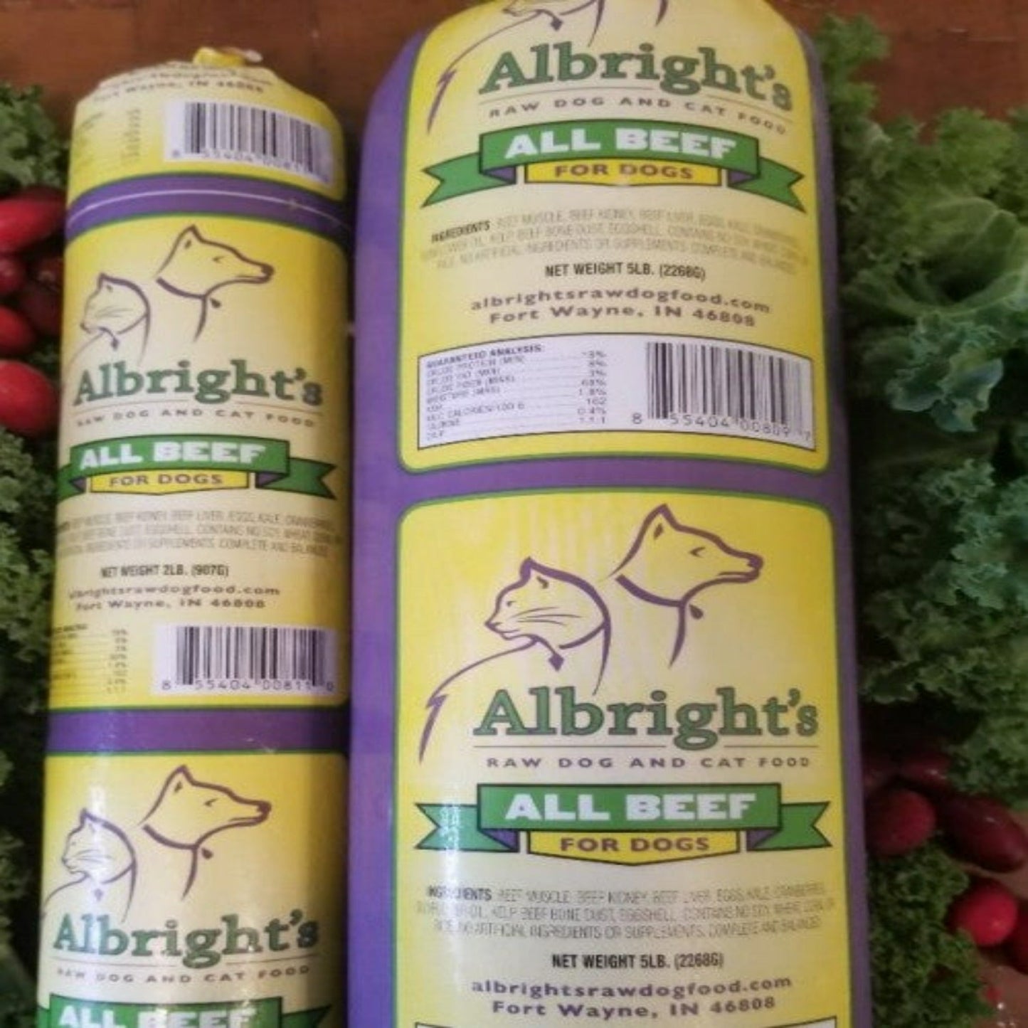 Albright's Raw Dog Food- Beef Recipe